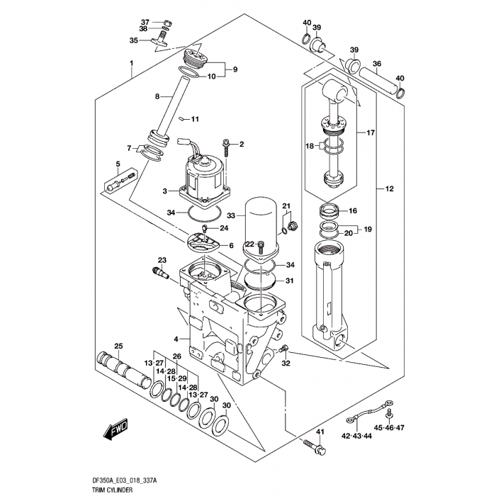 Backupring trim Suzuki