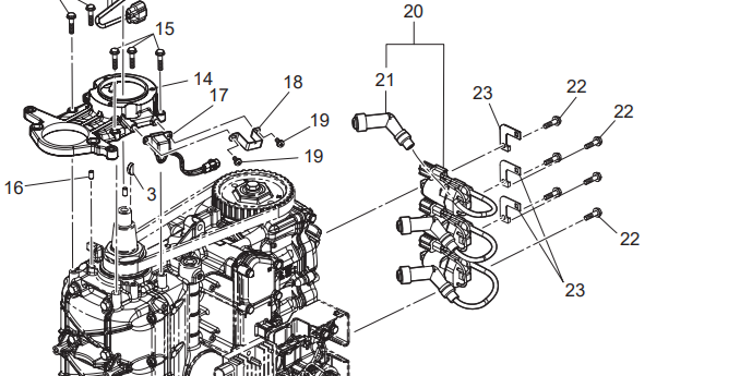 Hållare tändspole Tohatsu
