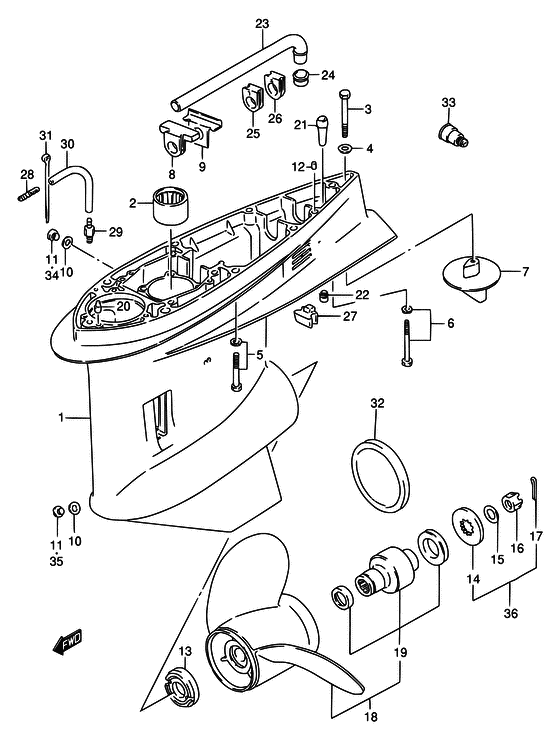 Plåt växelhus Suzuki