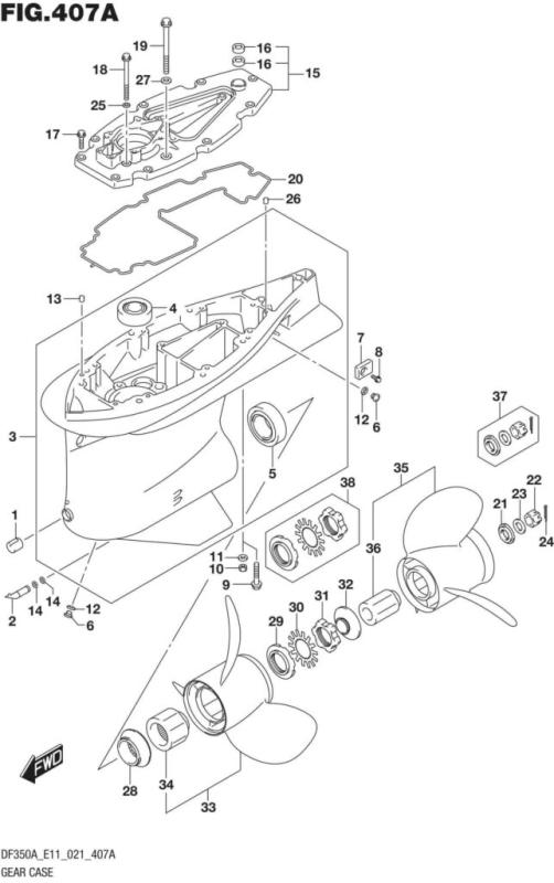 Propellermutter Suzuki