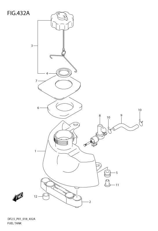 Gummidämpare tank Suzuki