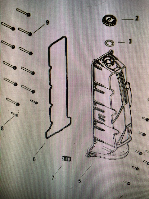 Ventilkåpspackning Mercury