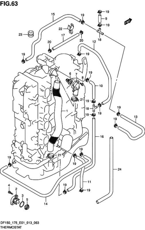 Termostattillbehör Suzuki