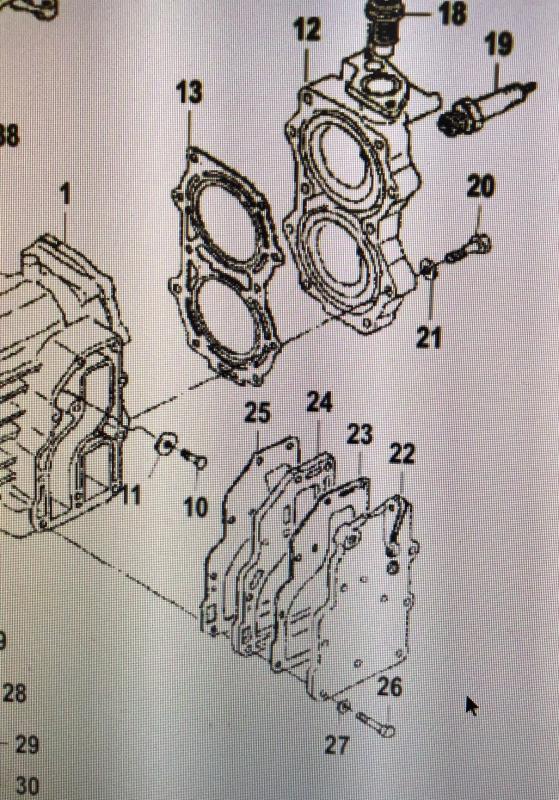 Avgaskylpackning Mercury