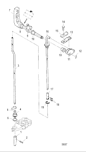 Växelstångslåsning Mercury