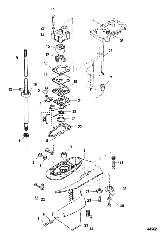 Kylvattenrörtätning Mercury