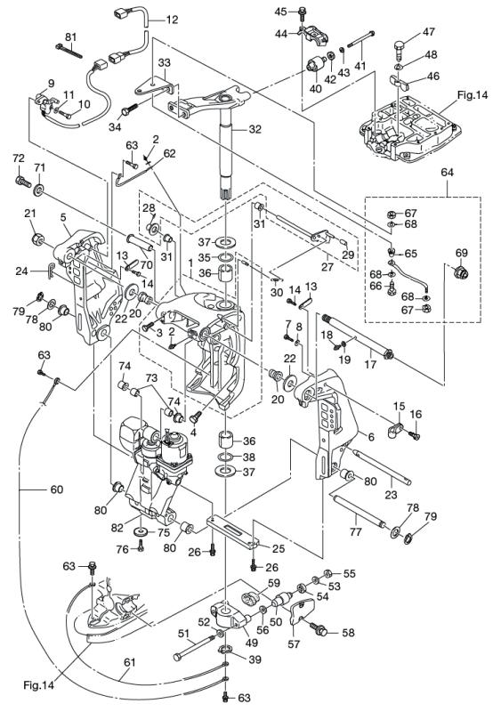Gummidämpare motorbussning Mercury