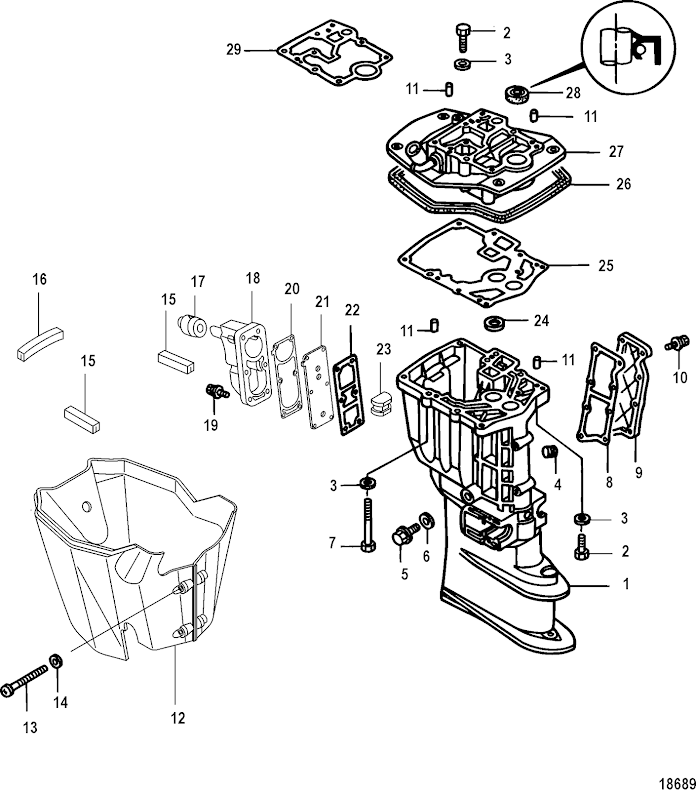 Gummilist rigg Mercury