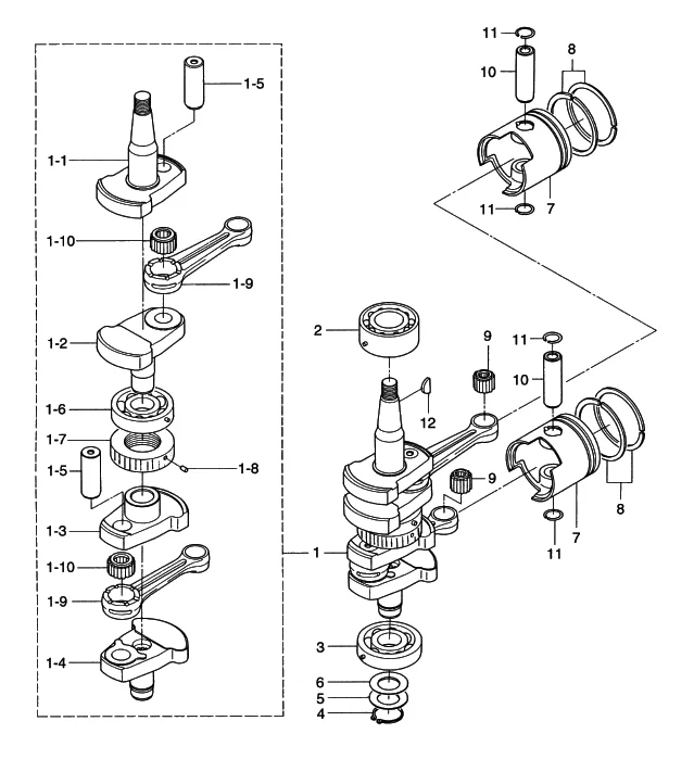 Shims vevaxel Mercury