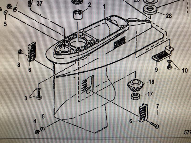 Växelhusdelar Mercury