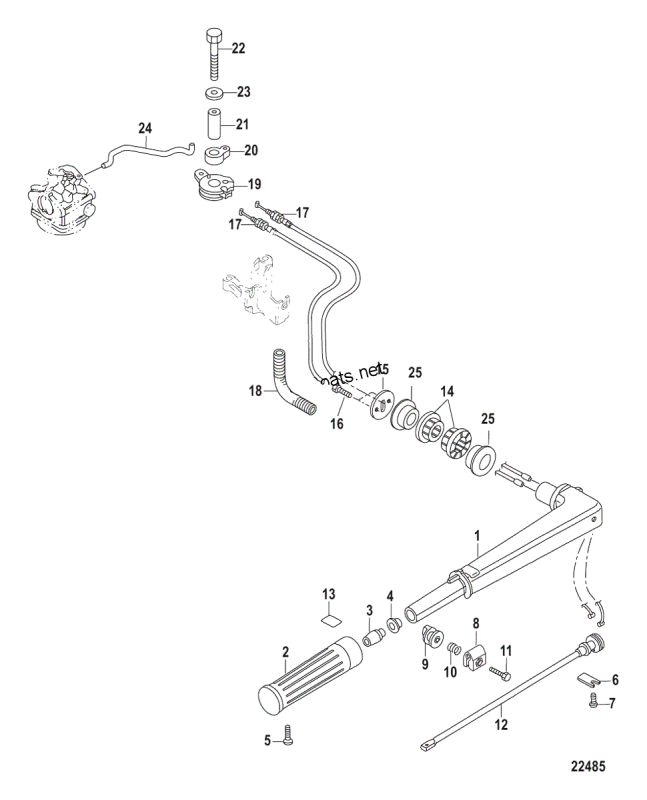 Handtag rorkult Mercury