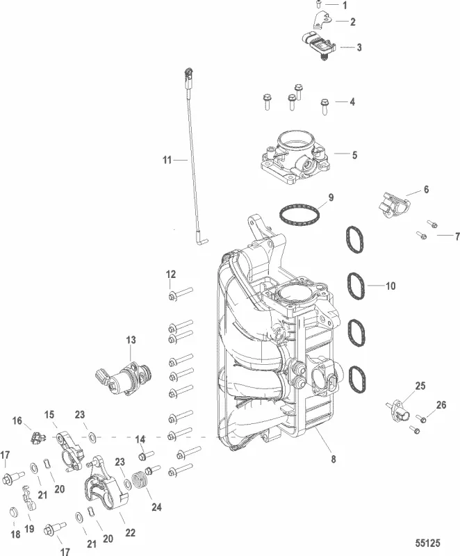 Hållare sensor Mercury