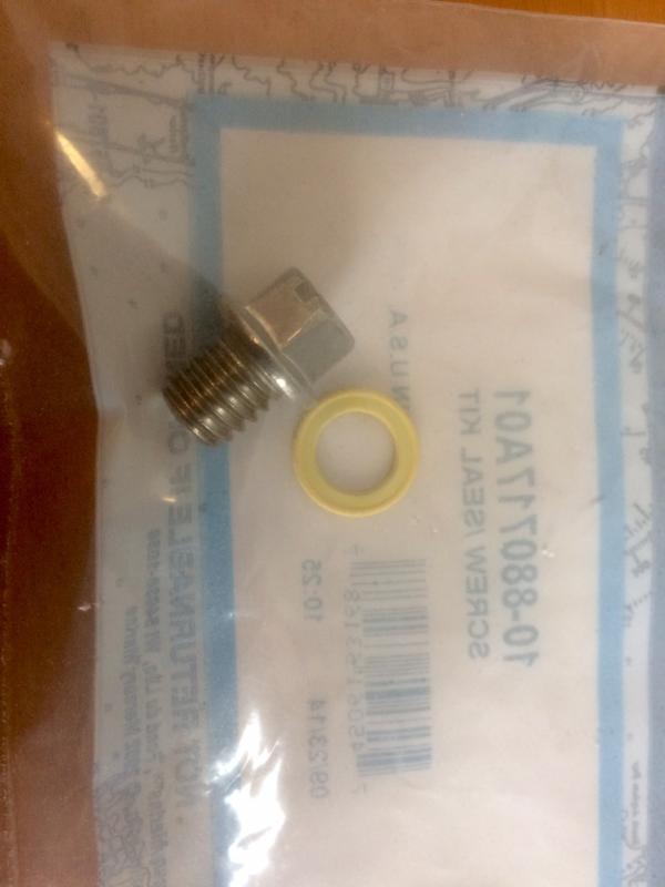 Växelhusoljeplugg Mercury