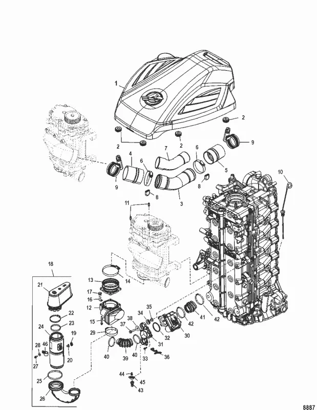 O-ring insug Mercury
