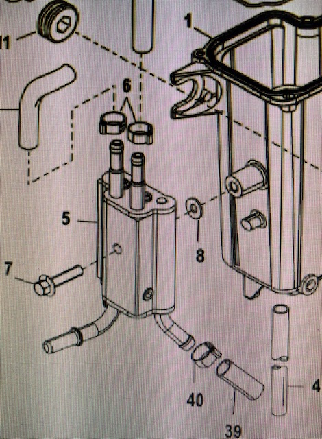 Bränslekylare Mercury
