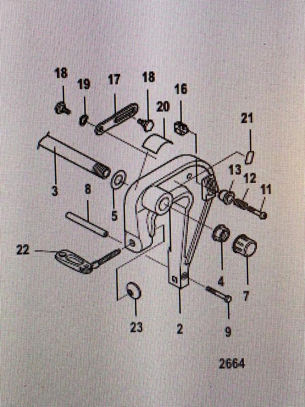 Låsklack tilt Mercury