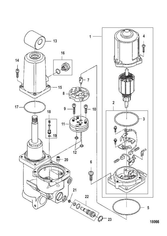 Oljebehållare trim Tohatsu