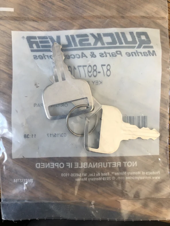 Startnyckelset Mercury