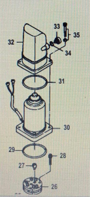 Oljebehållare trim Mercury