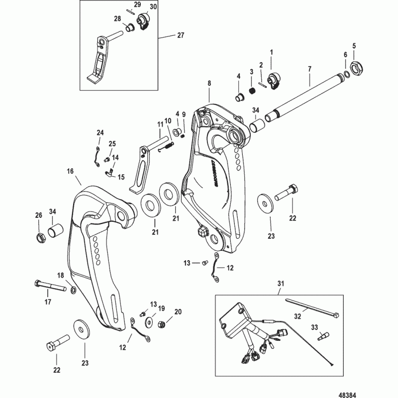 Fjäder rigg Mercury