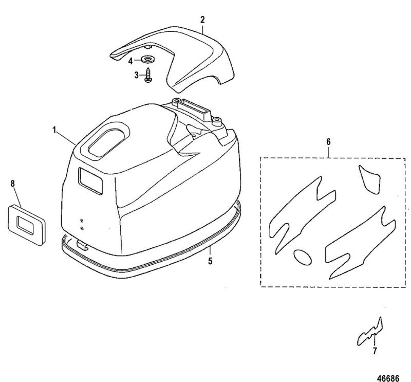 Tätning starthandtag Mercury