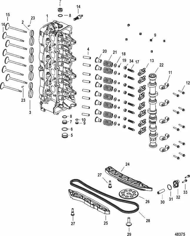 Filter kylvatten Mercury