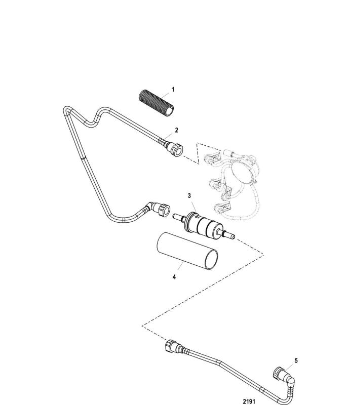 Bränsleslang Mercury