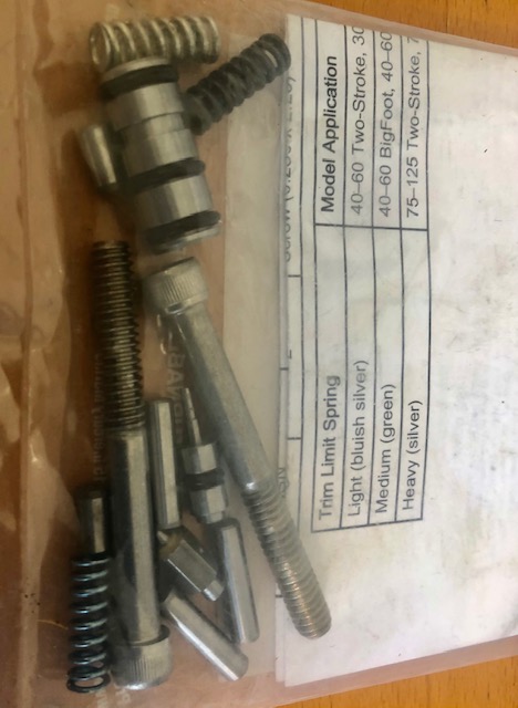 Ventilsats powertrim Mercury