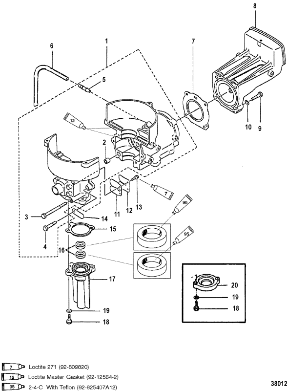 Tätning vevaxel Tohatsu