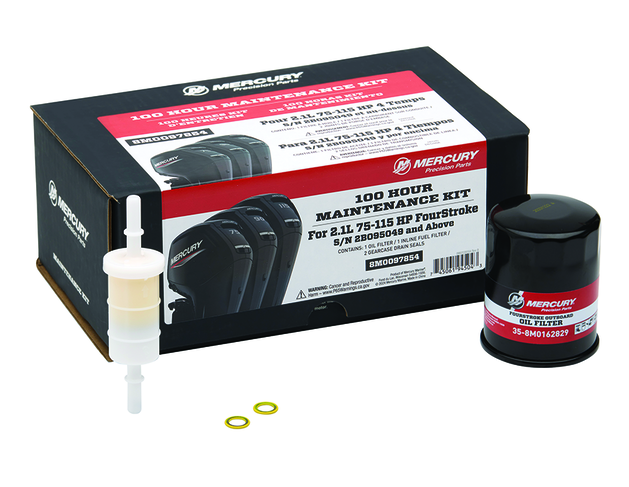 Motorservicesats 100 tim Mercury F 80 - F 115  2,1 lit