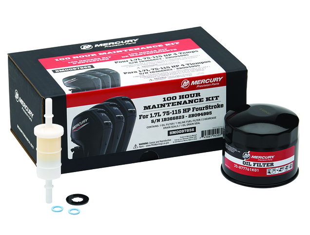 Motorservicesats 100 tim Mercury F 1,7 lit