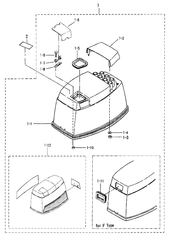 Tätning manuell start Tohatsu