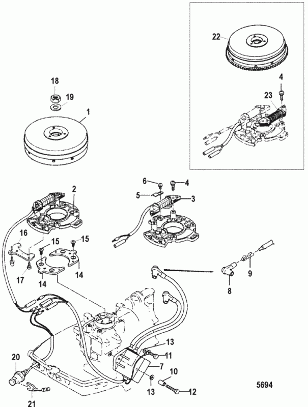 Exciter coil Mercury