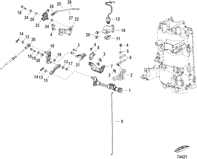 Fäste sidokåpa Mercury