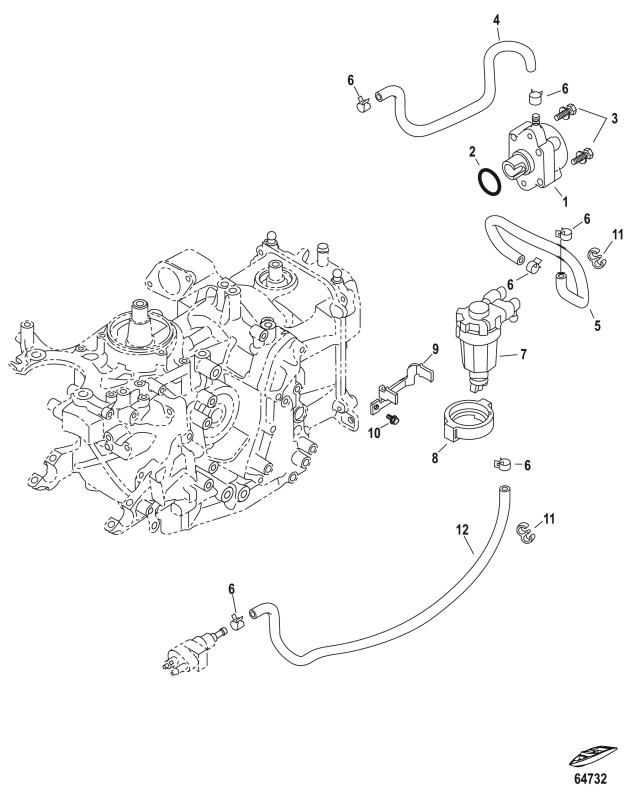 Hållare filter Mercury