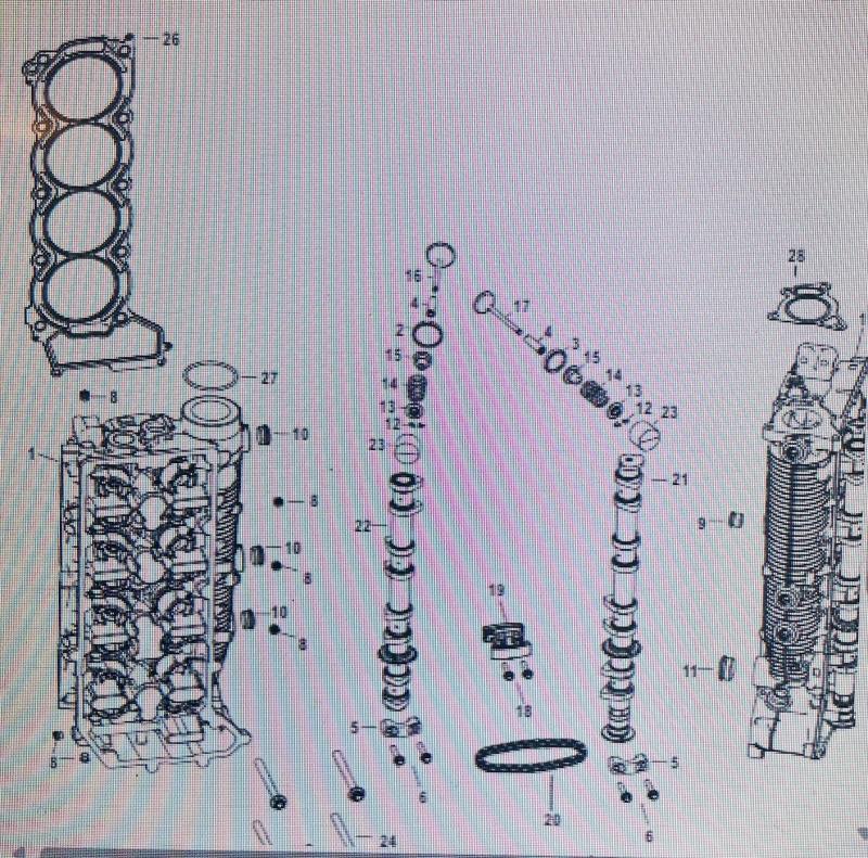 Topplockspackning Mercury