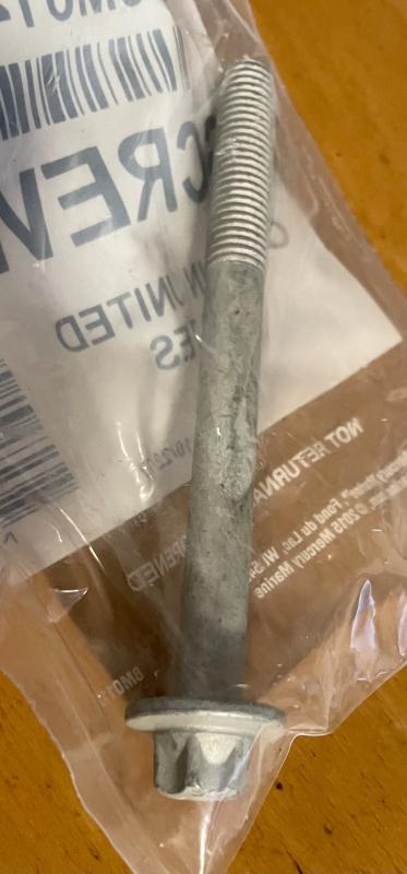 Topplocksbult Mercury