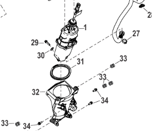 Gummidämpare Mercury