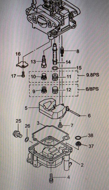 Tätning bränslefilter Mercury