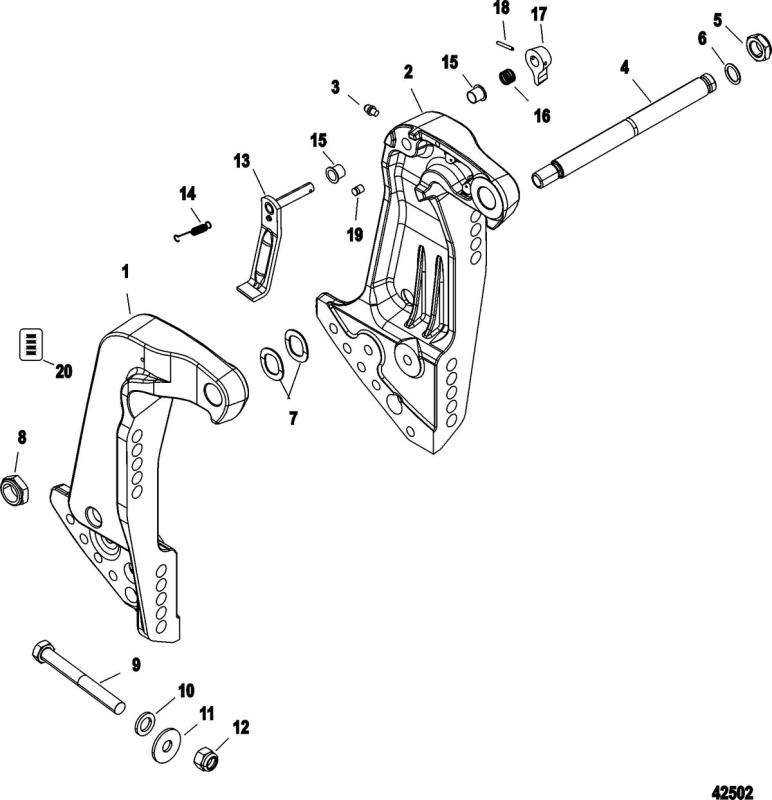 Fjäderhållare rigg Mercury