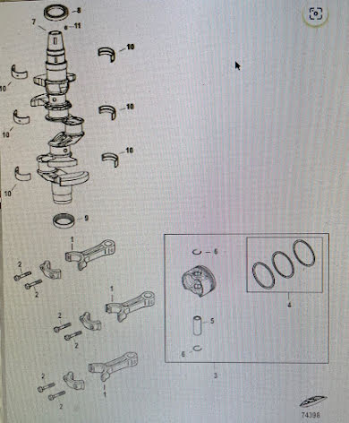 Kolvringsats Mercury