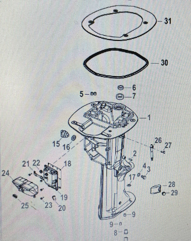 Lock motorbussning Mercury