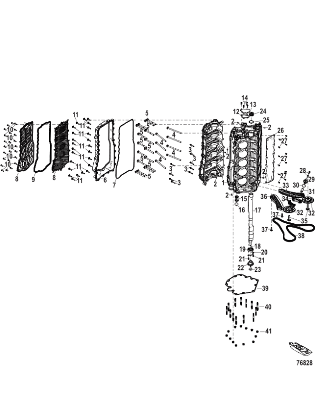 Packning vevhus Mercury