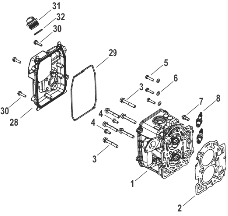Bult topplock Mercury
