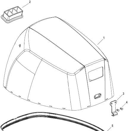 Luftintag kåpa Mercury