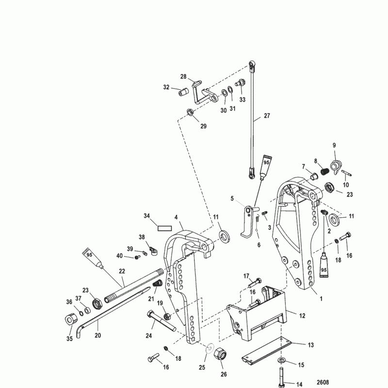 Fjäder rigg Mercury
