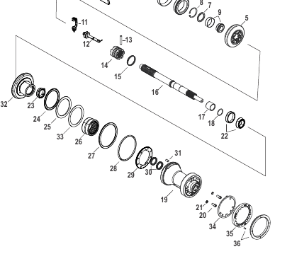 Adapter framdrev Mercury