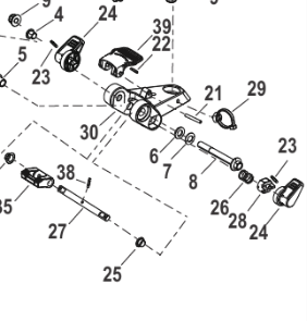Låspin Mercury Avator