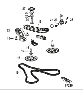 Kamkedjespännare Mercury