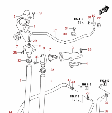 Termostat Suzuki